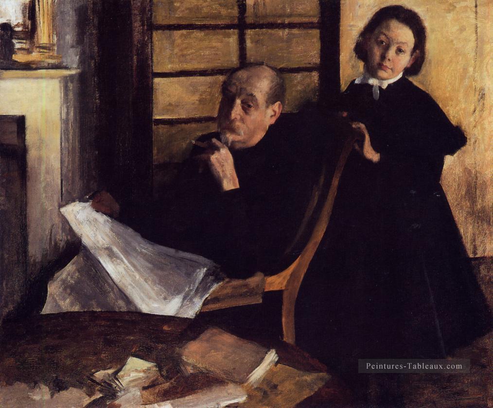 Henri De Gas et son mari Lucie Degas Edgar Degas Peintures à l'huile
